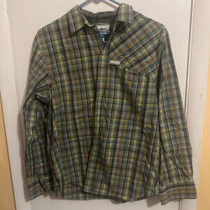 Columbia Sportswear Mens Long sleeve plaid button down Size S-GREAT